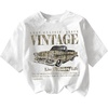 image:imageRoseSeek Girls Graphic Drop Shoulder Star Print Tee Tops Short Sleeve Crew Neck Summer ShirtsCamo White