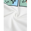 image:imageRoseSeek Girls Graphic Drop Shoulder Star Print Tee Tops Short Sleeve Crew Neck Summer ShirtsCat White