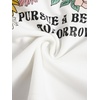 image:imageRoseSeek Girls Graphic Drop Shoulder Star Print Tee Tops Short Sleeve Crew Neck Summer ShirtsFlower White
