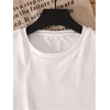 image:imageRoseSeek Girls Graphic Drop Shoulder Star Print Tee Tops Short Sleeve Crew Neck Summer ShirtsWhite and Red