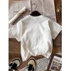 image:imageRoseSeek Girls Graphic Print Tee Shirt Round Neck Short Sleeve T Shirts Summer Cute Trendy TopsBeach White