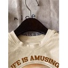 image:imageRoseSeek Girls Graphic Print Tee Shirt Round Neck Short Sleeve T Shirts Summer Cute Trendy TopsBeige