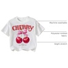 image:imageRoseSeek Girls Graphic Print Tee Shirt Round Neck Short Sleeve T Shirts Summer Cute Trendy TopsBowknot White