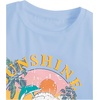 image:imageRoseSeek Girls Graphic Print Tee Shirt Round Neck Short Sleeve T Shirts Summer Cute Trendy TopsLetter Blue
