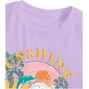 image:imageRoseSeek Girls Graphic Print Tee Shirt Round Neck Short Sleeve T Shirts Summer Cute Trendy TopsLetter Purple