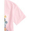 image:imageRoseSeek Girls Graphic Print Tee Shirt Round Neck Short Sleeve T Shirts Summer Cute Trendy TopsLight Pink