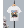 image:imageRoseSeek Girls Graphic Print Tee Shirt Round Neck Short Sleeve T Shirts Summer Cute Trendy TopsMotorcycle White