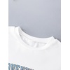 image:imageRoseSeek Girls Graphic Print Tee Shirt Round Neck Short Sleeve T Shirts Summer Cute Trendy TopsMotorcycle White
