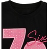 image:imageRoseSeek Girls Graphic Print Tee Shirt Round Neck Short Sleeve T Shirts Summer Cute Trendy TopsNumber Black