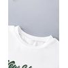 image:imageRoseSeek Girls Graphic Print Tee Shirt Round Neck Short Sleeve T Shirts Summer Cute Trendy TopsPalm Tree White