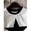 image:imageRoseSeek Girls Graphic Print Tee Shirt Round Neck Short Sleeve T Shirts Summer Cute Trendy TopsStar White