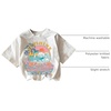 image:imageRoseSeek Girls Graphic Print Tee Shirt Round Neck Short Sleeve T Shirts Summer Cute Trendy TopsWhite Flower