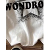 image:imageRoseSeek Girls Graphic Print Tee Shirt Round Neck Short Sleeve T Shirts Summer Cute Trendy TopsWhite Letter