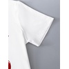 image:imageRoseSeek Girls Graphic Print Tee Shirt Round Neck Short Sleeve T Shirts Summer Cute Trendy TopsWhite With Cherry