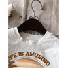 image:imageRoseSeek Girls Graphic Print Tee Shirt Round Neck Short Sleeve T Shirts Summer Cute Trendy TopsWhite and Yellow