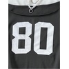 image:imageRoseSeek Girls Graphic Tees Off The Shoulder Tops Short Sleeve Jersey Shirts Y2K Crop TopsDark Grey