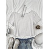 image:imageRoseSeek Girls Graphic Tees Off The Shoulder Tops Short Sleeve Jersey Shirts Y2K Crop TopsLight Grey and Red