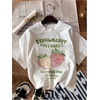 image:imageRoseSeek Girls Graphic Tees Short Sleeve Bow Print Tee Tops Crew Neck Drop Shoulder Casual Summer T ShirtsWhite Graphic