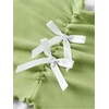 image:imageRoseSeek Girls Halter Crop Tops Colorblock Bowknot Fake Two Piece Cute Summer T Shirt Y2k Tops TrendyGreen