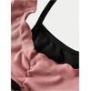 image:imageRoseSeek Girls Halter Crop Tops Colorblock Bowknot Fake Two Piece Cute Summer T Shirt Y2k Tops TrendyWatermelon Pink