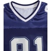 image:imageRoseSeek Girls Jersey Shirts Number Graphic Tees Half Sleeve Hip Hop Y2k Crop Tops Football JerseyBlue