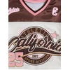 image:imageRoseSeek Girls Jersey Shirts Number Graphic Tees Half Sleeve Hip Hop Y2k Crop Tops Football JerseyMulticolor