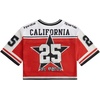 image:imageRoseSeek Girls Jersey Shirts Number Graphic Tees Half Sleeve Hip Hop Y2k Crop Tops Football JerseyMulticolor Red