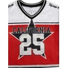 image:imageRoseSeek Girls Jersey Shirts Number Graphic Tees Half Sleeve Hip Hop Y2k Crop Tops Football JerseyMulticolor Red