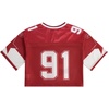 image:imageRoseSeek Girls Jersey Shirts Number Graphic Tees Half Sleeve Hip Hop Y2k Crop Tops Football JerseyNumber Red