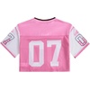 image:imageRoseSeek Girls Jersey Shirts Number Graphic Tees Half Sleeve Hip Hop Y2k Crop Tops Football JerseyWatermelon Pink