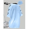image:imageRoseSeek Girls Jersey Y2K Oversized Graphic Number Print Tops V Neck Short Sleeve T Shirt Hip Pop Tee StreetwearBlue