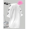 image:imageRoseSeek Girls Jersey Y2K Oversized Graphic Number Print Tops V Neck Short Sleeve T Shirt Hip Pop Tee StreetwearLetter White