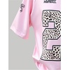 image:imageRoseSeek Girls Jersey Y2K Oversized Graphic Number Print Tops V Neck Short Sleeve T Shirt Hip Pop Tee StreetwearLight Pink