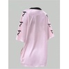 image:imageRoseSeek Girls Jersey Y2K Oversized Graphic Number Print Tops V Neck Short Sleeve T Shirt Hip Pop Tee StreetwearPink