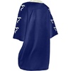 image:imageRoseSeek Girls Jersey Y2K Oversized Graphic Number Print Tops V Neck Short Sleeve T Shirt Hip Pop Tee StreetwearRoyal Blue