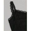 image:imageRoseSeek Girls Lace Tank Tops Ribbed Knit Sleeveless Basic Tank Shirts Cute Camisole TopsBlack and White