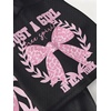 image:imageRoseSeek Girls Leopard Bows Graphic Tees Oversized Football Jersey Mesh Color Block Short Sleeve T ShirtBlack