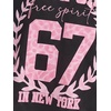 image:imageRoseSeek Girls Leopard Bows Graphic Tees Oversized Football Jersey Mesh Color Block Short Sleeve T ShirtBlack With Pink