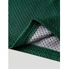 image:imageRoseSeek Girls Leopard Bows Graphic Tees Oversized Football Jersey Mesh Color Block Short Sleeve T ShirtDark Green