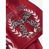image:imageRoseSeek Girls Leopard Bows Graphic Tees Oversized Football Jersey Mesh Color Block Short Sleeve T ShirtDark Red