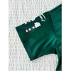 image:imageRoseSeek Girls Leopard Bows Graphic Tees Oversized Football Jersey Mesh Color Block Short Sleeve T ShirtGreen