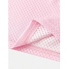 image:imageRoseSeek Girls Leopard Bows Graphic Tees Oversized Football Jersey Mesh Color Block Short Sleeve T ShirtLight Pink
