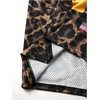 image:imageRoseSeek Girls Leopard Bows Graphic Tees Oversized Football Jersey Mesh Color Block Short Sleeve T ShirtMulticolor Cheetah
