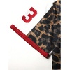 image:imageRoseSeek Girls Leopard Bows Graphic Tees Oversized Football Jersey Mesh Color Block Short Sleeve T ShirtMulticolor Cheetah