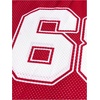 image:imageRoseSeek Girls Leopard Bows Graphic Tees Oversized Football Jersey Mesh Color Block Short Sleeve T ShirtPure Red
