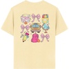 image:imageRoseSeek Girls Letter Animal Graphic Tees Short Sleeve Crewneck T Shirts Oversized Vacation Summer TopsApricot