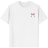image:imageRoseSeek Girls Letter Animal Graphic Tees Short Sleeve Crewneck T Shirts Oversized Vacation Summer TopsBeige White