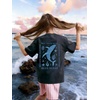 image:imageRoseSeek Girls Letter Animal Graphic Tees Short Sleeve Crewneck T Shirts Oversized Vacation Summer TopsBlack and Blue