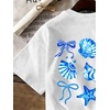 image:imageRoseSeek Girls Letter Animal Graphic Tees Short Sleeve Crewneck T Shirts Oversized Vacation Summer TopsBow White