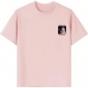 image:imageRoseSeek Girls Letter Animal Graphic Tees Short Sleeve Crewneck T Shirts Oversized Vacation Summer TopsCat Pink
